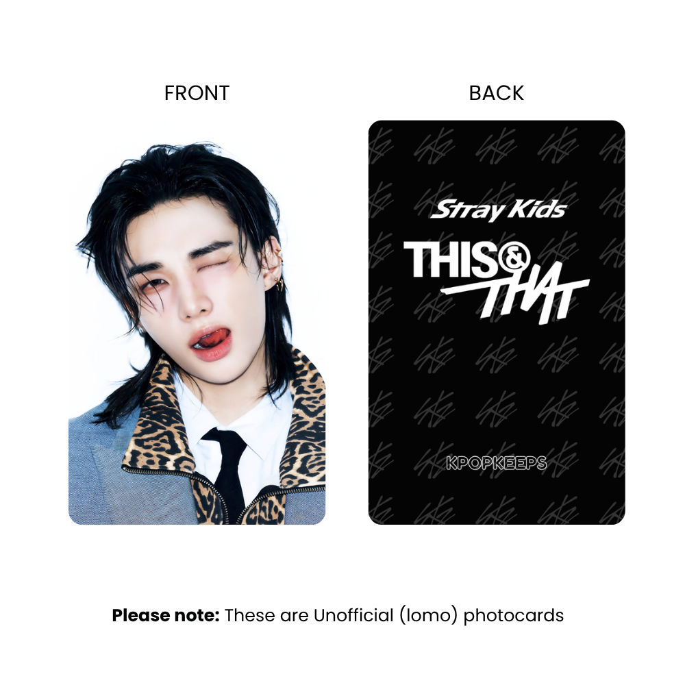 Stray Kids This & That (SET C) Photocards | Fan-made KPop Collectible