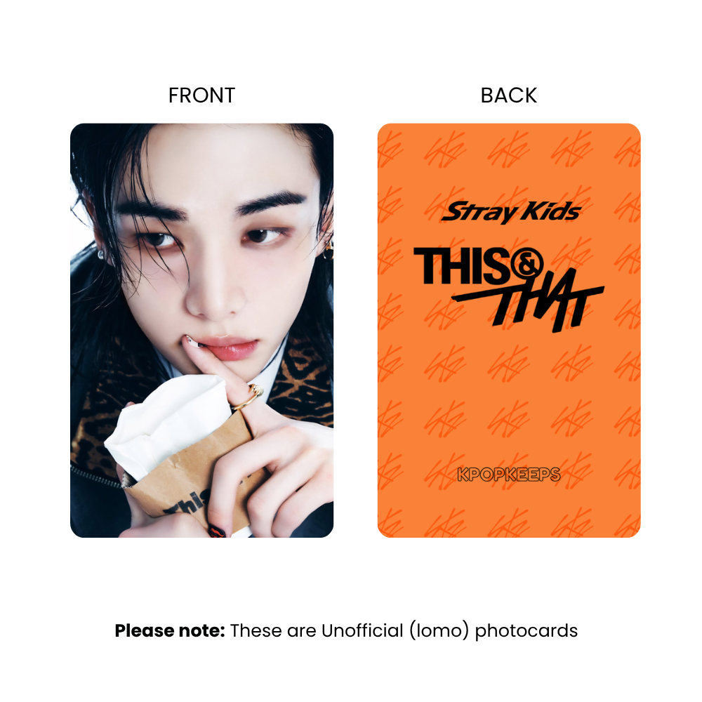 Stray Kids This & That (SET B) Photocards | Fan-made KPop Collectible