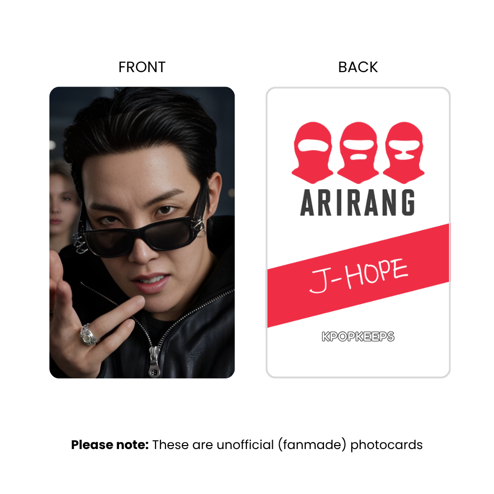 BTS Arirang Hooligan Photocards | K-Pop Collectible