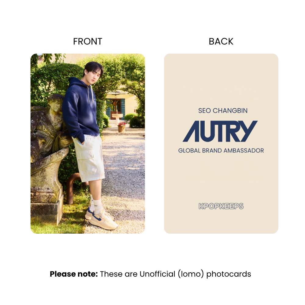 [PRE-ORDER] Stray Kids Changbin x Autry Photocard Set | Fan-made KPop Collectible