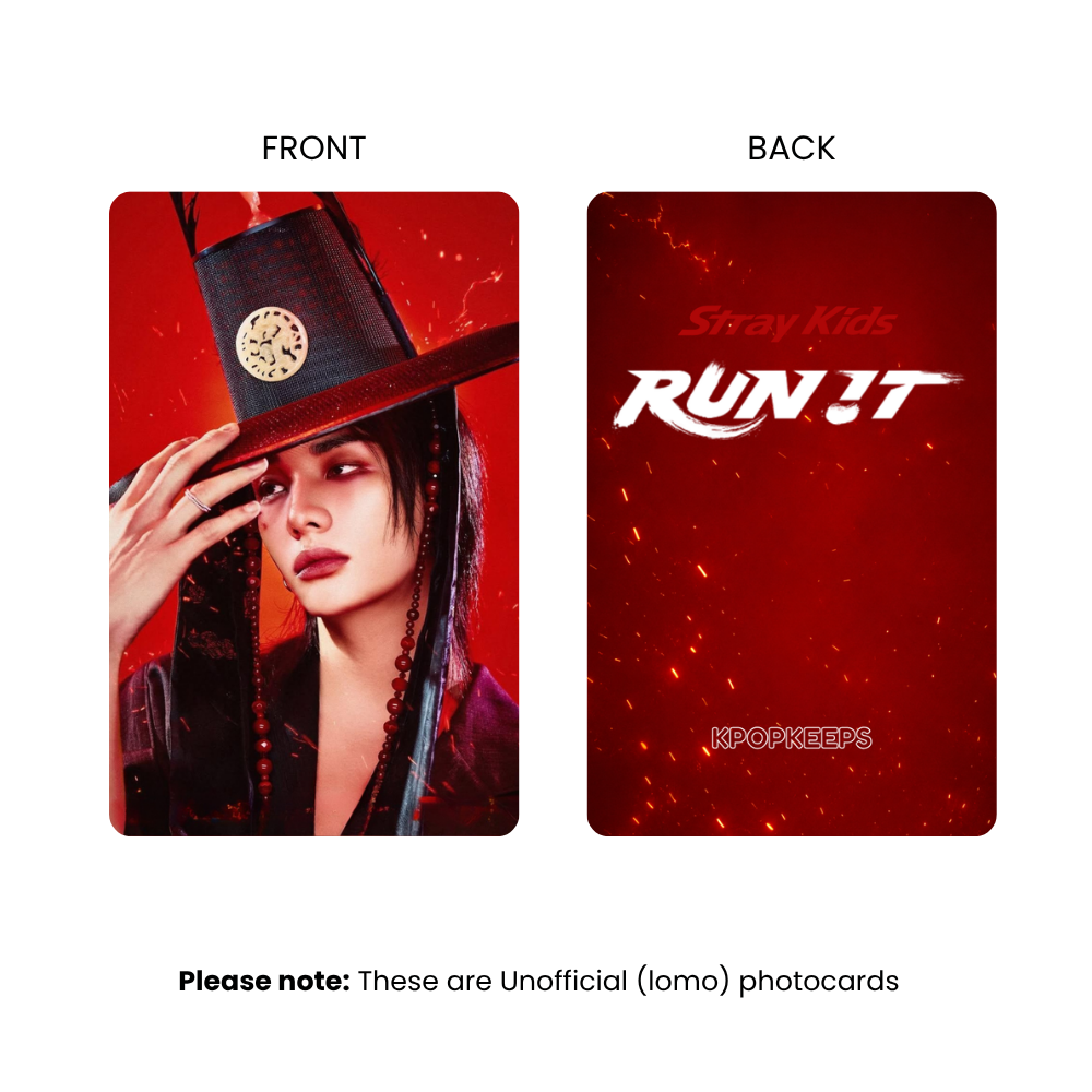 [PRE-ORDER] Stray Kids RUN IT World Tour (Set A) Photocards | KPop Collectible