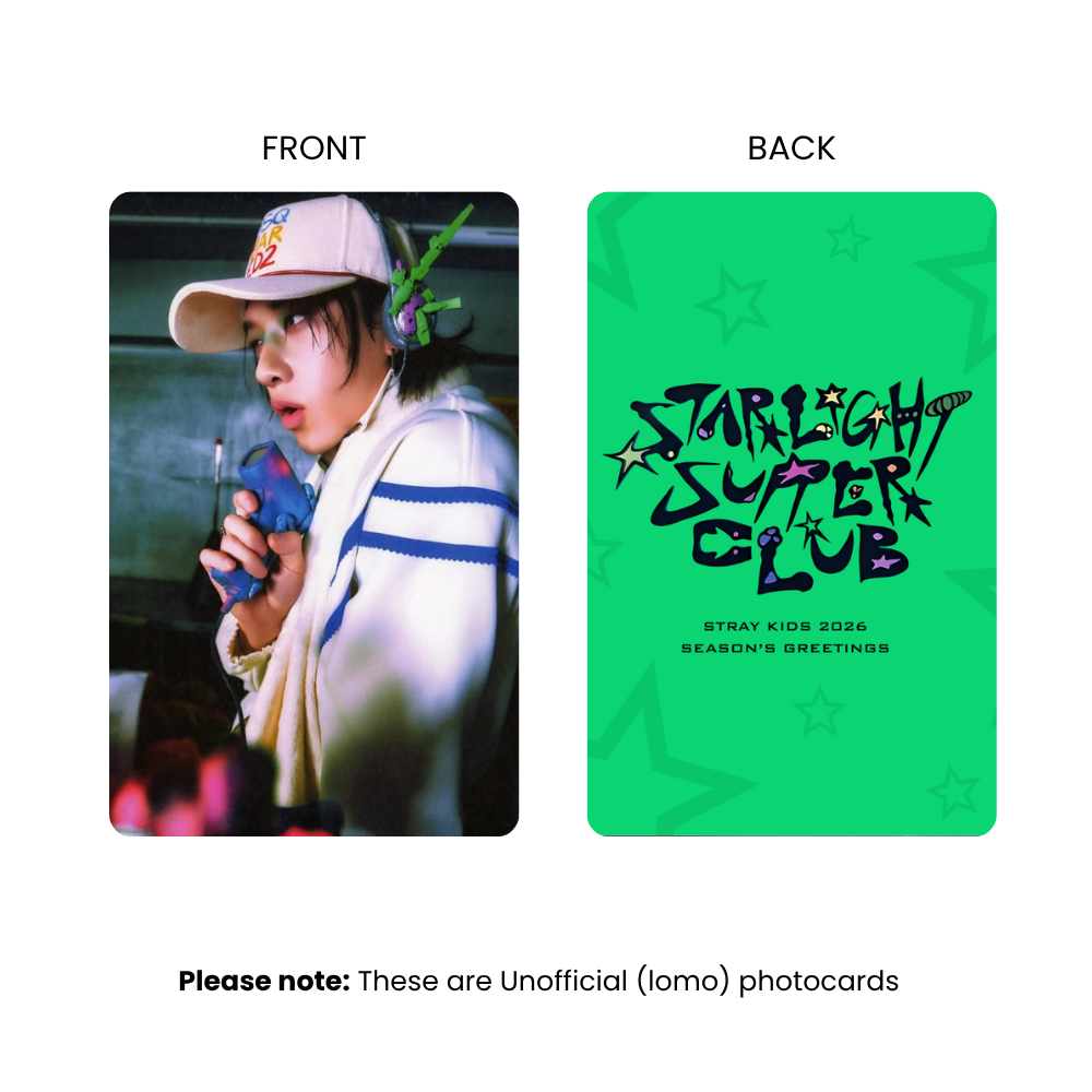 Stray Kids Starlight Supper Club Photocards (SET B) | KPop Collectible