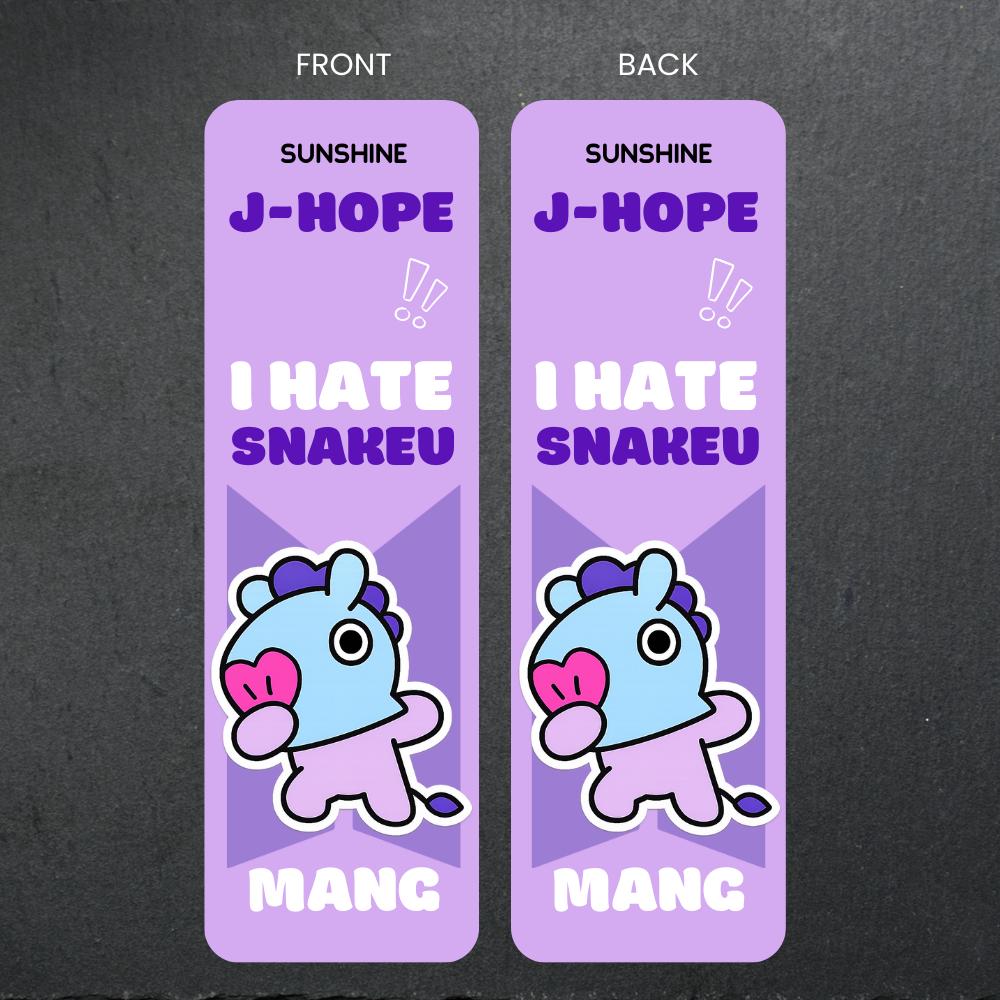 BTS Bookmarks | BT21 Quote Bookmarks | Kpop