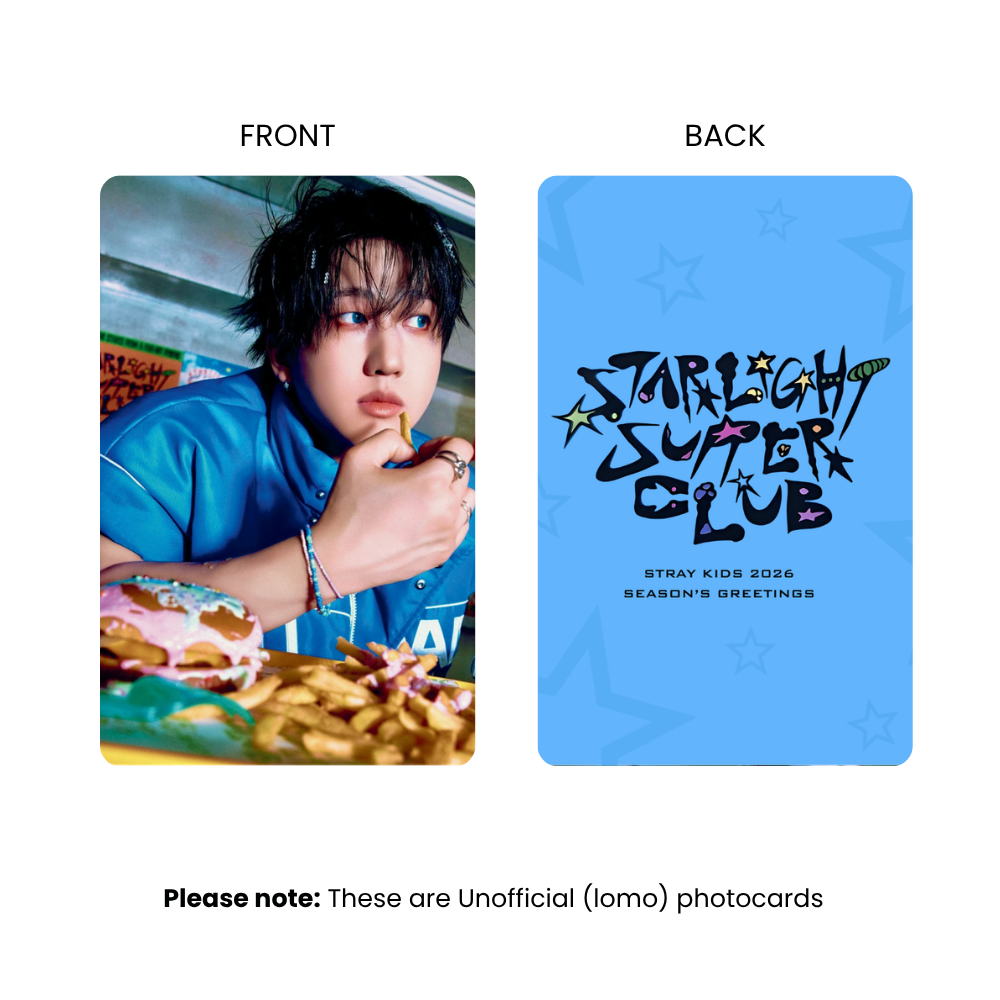 Stray Kids Starlight Supper Club Photocards (SET A) | KPop Collectible