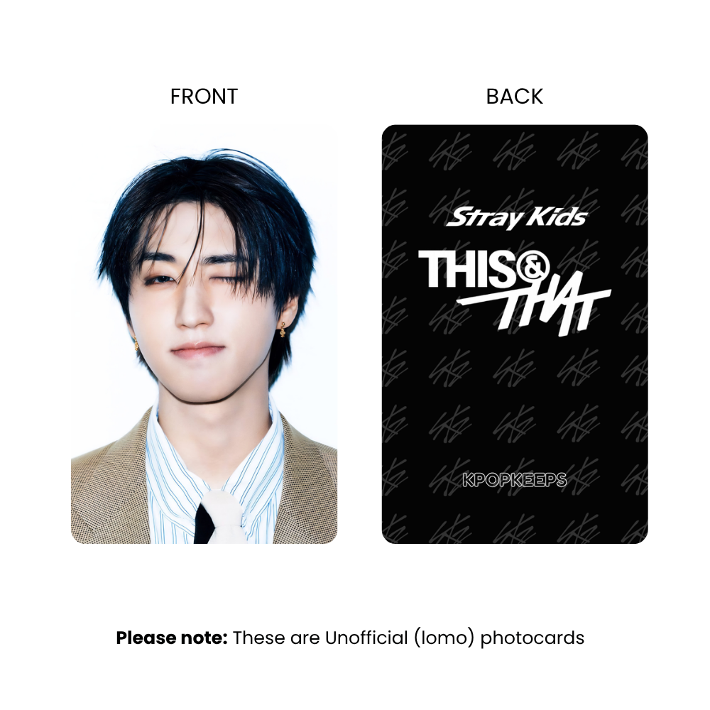 Stray Kids This & That (SET C) Photocards | Fan-made KPop Collectible