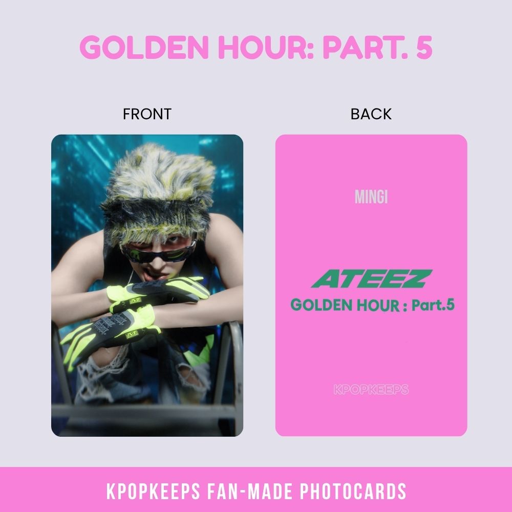 ATEEZ Golden Hour pt 5 (SET B) Photocards