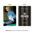 Stray Kids Bang Chan x FENDI Photocard Set | K-Pop Collectible
