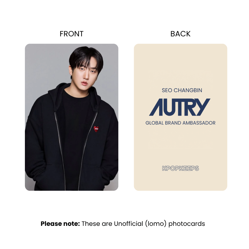 [PRE-ORDER] Stray Kids Changbin x Autry Photocard Set | Fan-made KPop Collectible