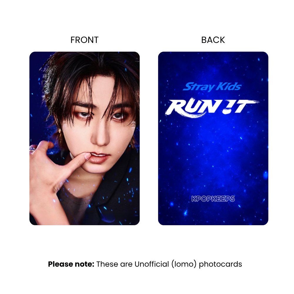 [PRE-ORDER] Stray Kids RUN IT World Tour (Set A) Photocards | KPop Collectible
