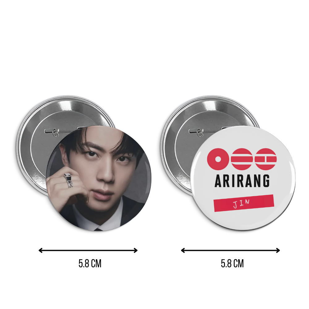 BTS Arirang Pin Badge Set | World Tour 2026 | BTS K-Pop Collectible