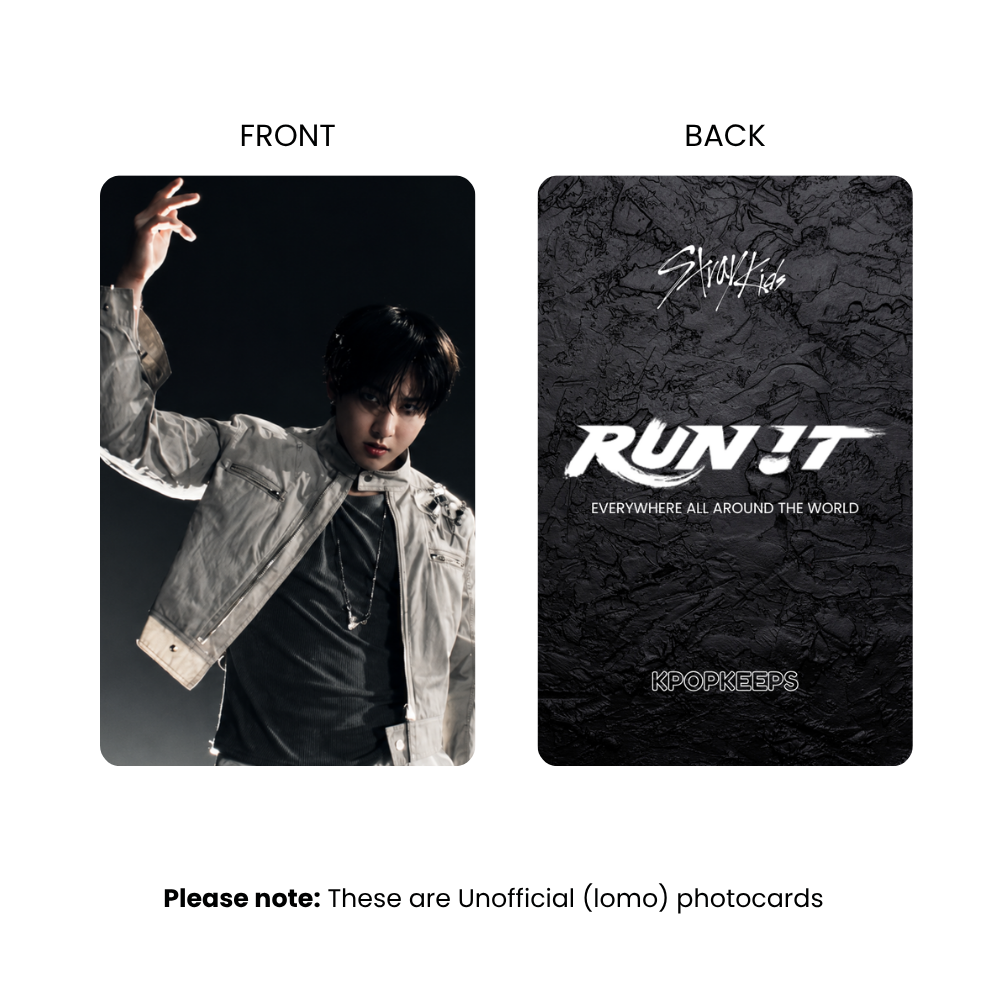 [PRE-ORDER] Stray Kids RUN IT MV Photocards | KPop Collectible