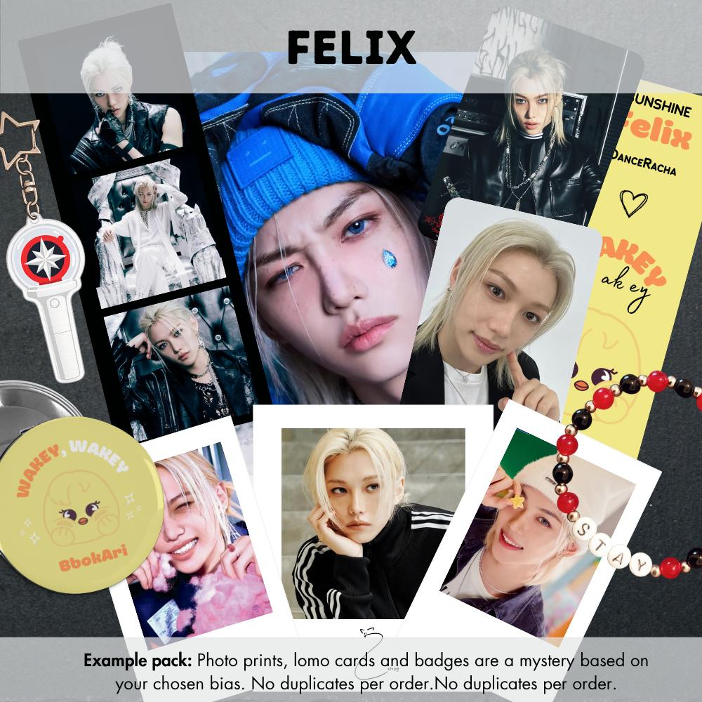 Stray Kids Mystery Bundle | 5–11 K-pop Items (Photocards, Keychains + More)