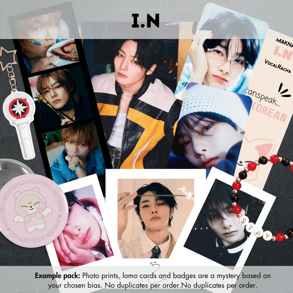 Stray Kids Mystery Bundle | 5–11 K-pop Items (Photocards, Keychains + More)