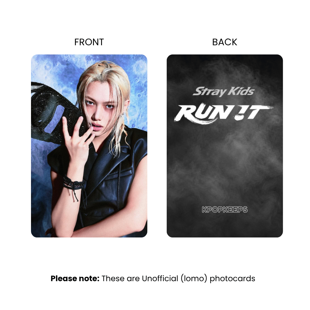 [PRE-ORDER] Stray Kids RUN IT World Tour (Set B) Photocards | KPop Collectible