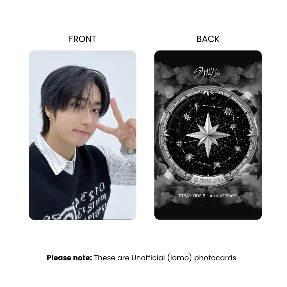 Stray Kids 8th Anniversary Photocards | KPop Collectible