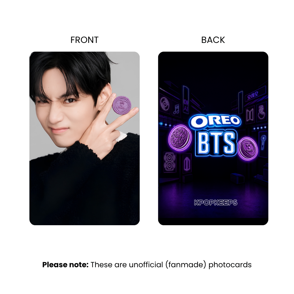 [PRE-ORDER] BTS x Oreo Photocard Set | K-Pop Collectible