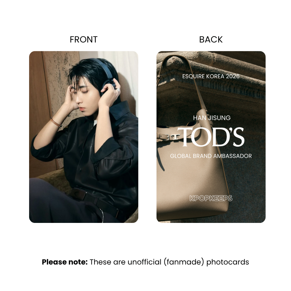 [PRE-ORDER] Stray Kids HAN X TOD's Photocard Set | K-Pop Collectible