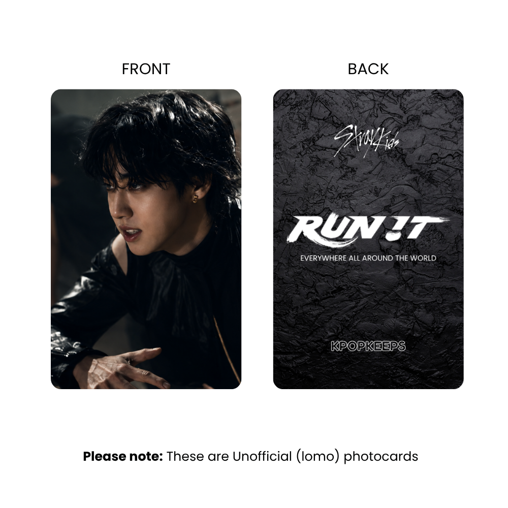[PRE-ORDER] Stray Kids RUN IT MV Photocards | KPop Collectible