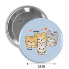 Stray Kids Soonie, Doongie & Dori Pin Badge