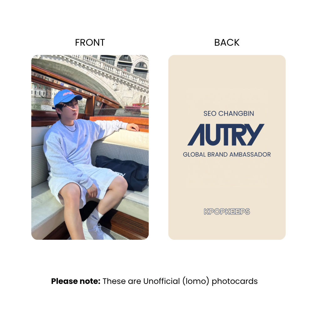 [PRE-ORDER] Stray Kids Changbin x Autry Photocard Set | Fan-made KPop Collectible
