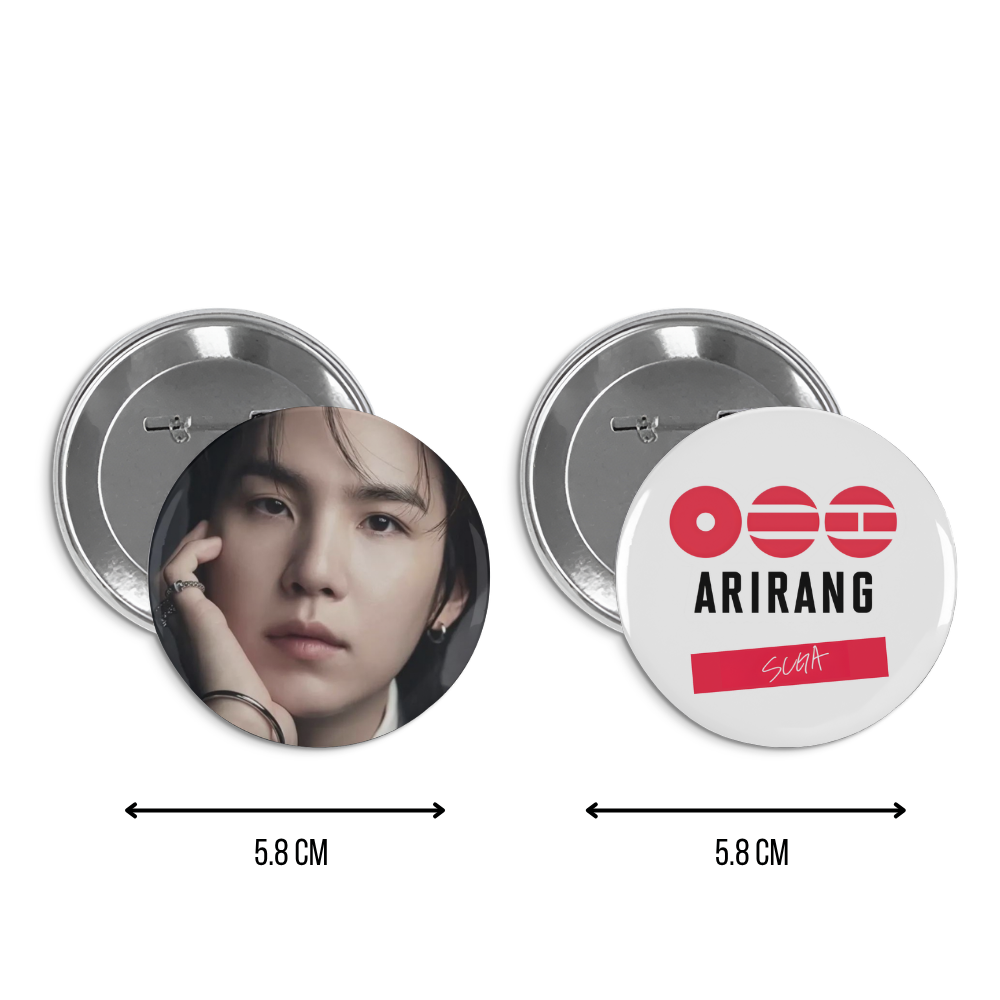 BTS Arirang Pin Badge Set | World Tour 2026 | BTS K-Pop Collectible