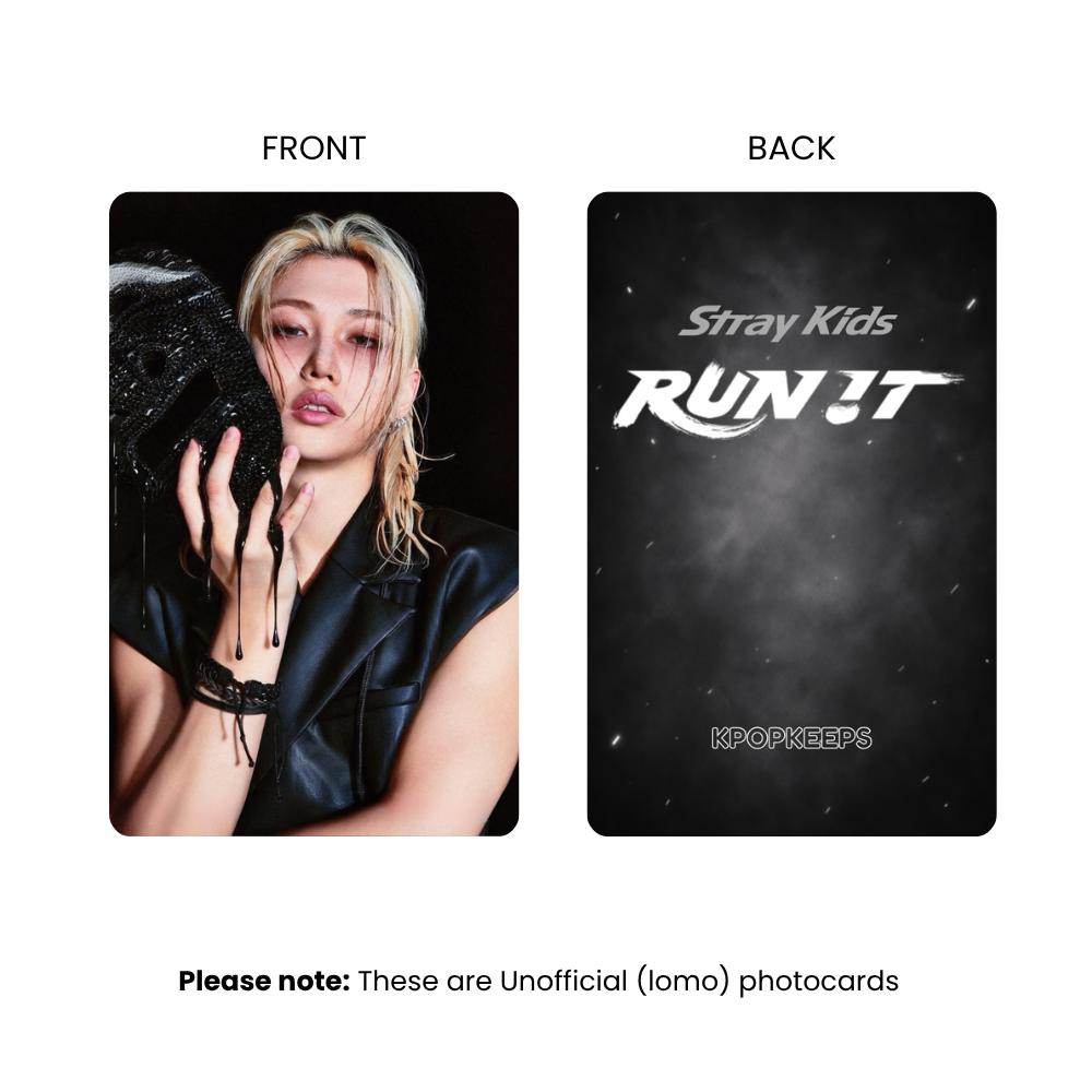 [PRE-ORDER] Stray Kids RUN IT World Tour (Set A) Photocards | KPop Collectible
