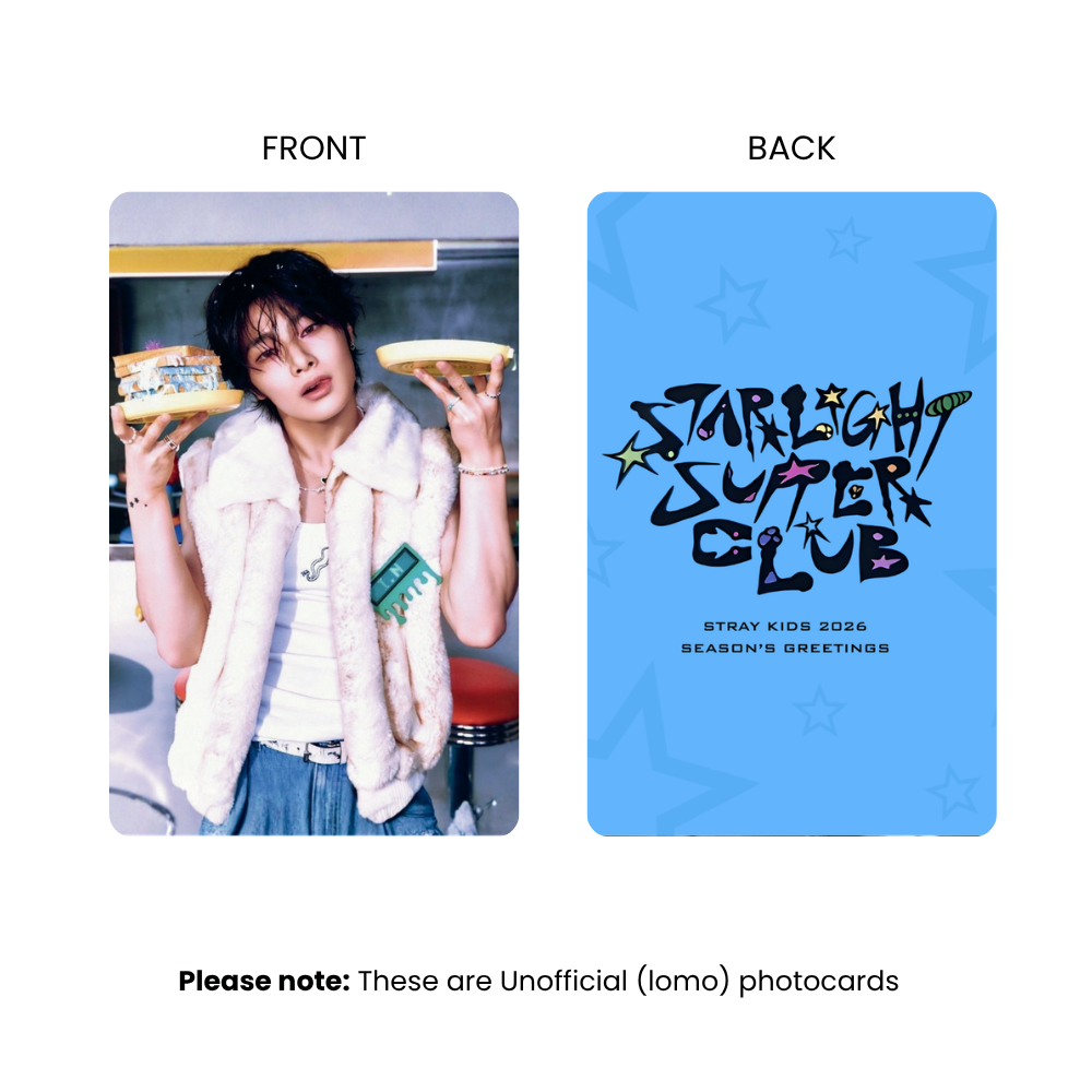 Stray Kids Starlight Supper Club Photocards (SET A) | KPop Collectible