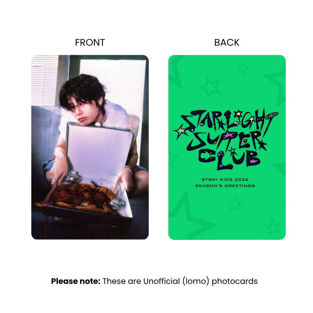 Stray Kids Starlight Supper Club Photocards (SET B) | KPop Collectible