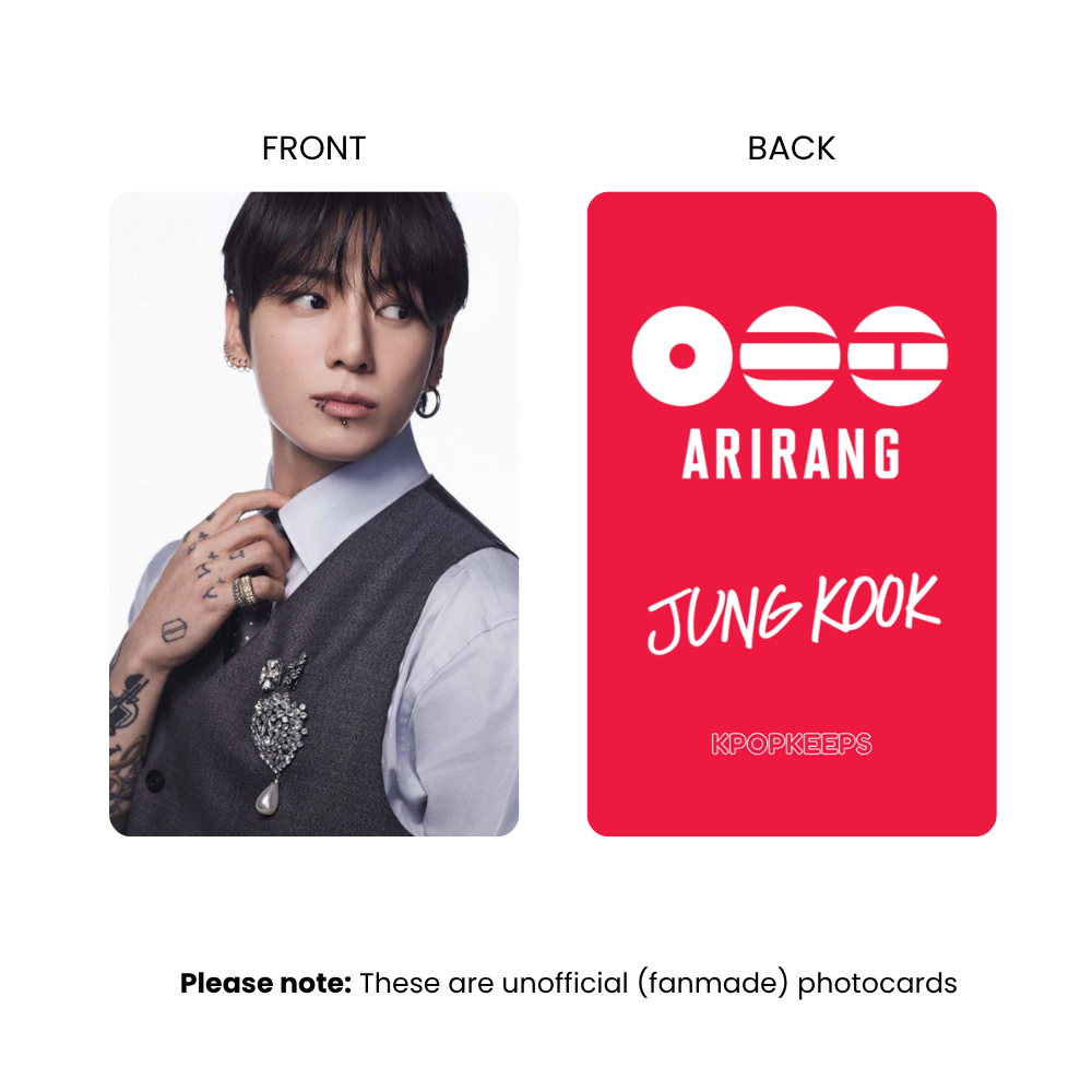 BTS Arirang Photocards (SET B) | World Tour 2026 | BTS KPop Collectible