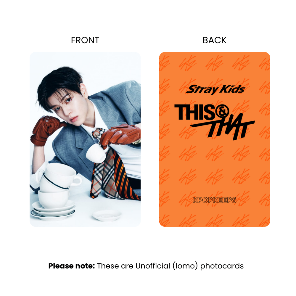 Stray Kids This & That (SET B) Photocards | Fan-made KPop Collectible
