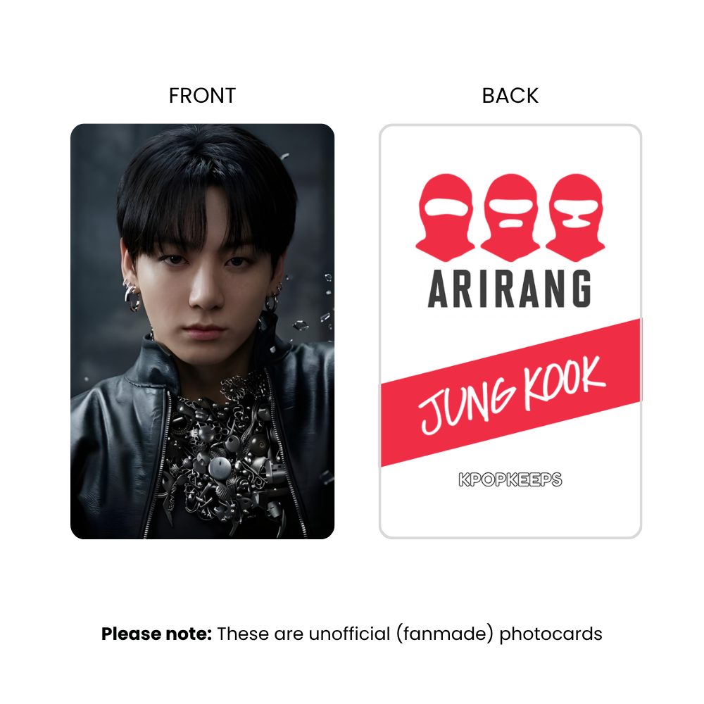 BTS Arirang Hooligan Photocards | K-Pop Collectible