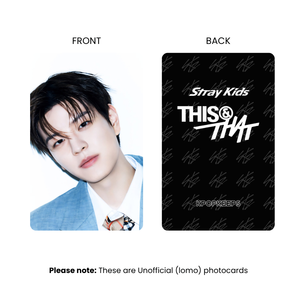 Stray Kids This & That (SET C) Photocards | Fan-made KPop Collectible