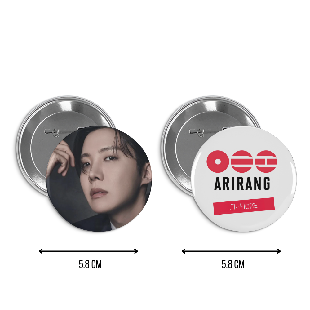 BTS Arirang Pin Badge Set | World Tour 2026 | BTS K-Pop Collectible