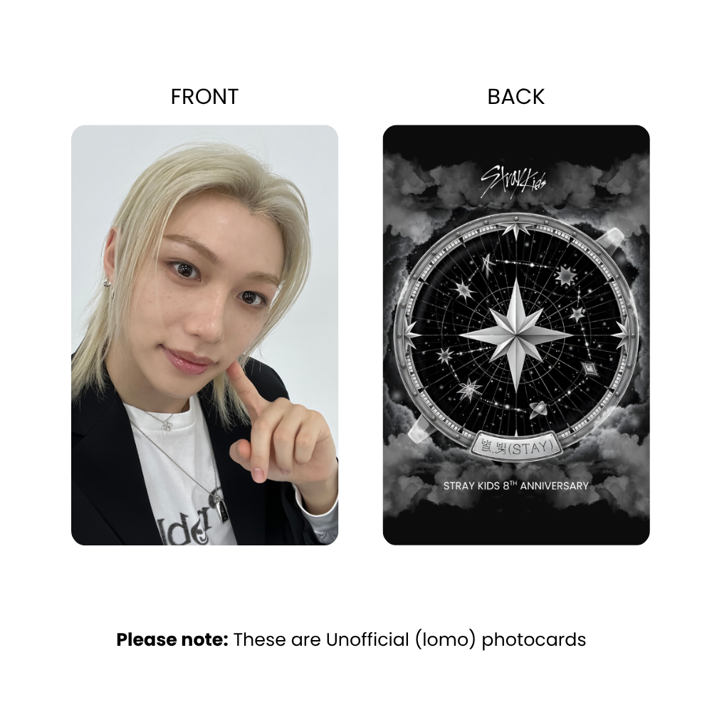 Stray Kids 8th Anniversary Photocards | KPop Collectible