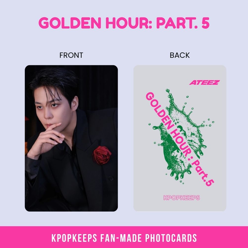 ATEEZ Golden Hour pt 5 (SET A) Photocards