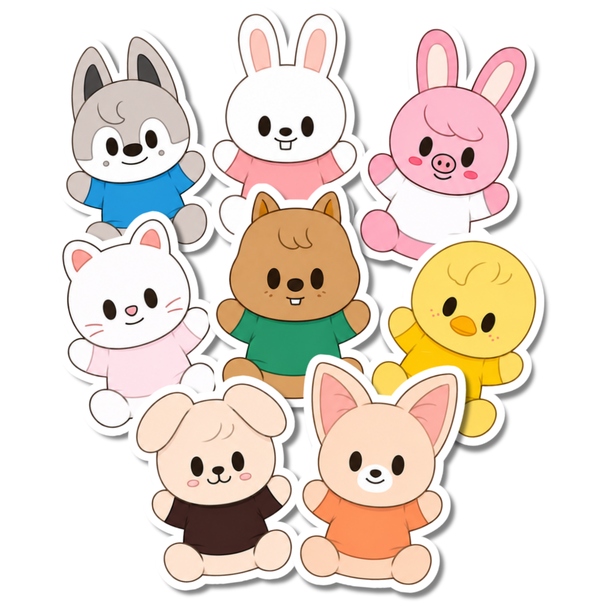 Stray Kids SKZOO Hug Me Stickers