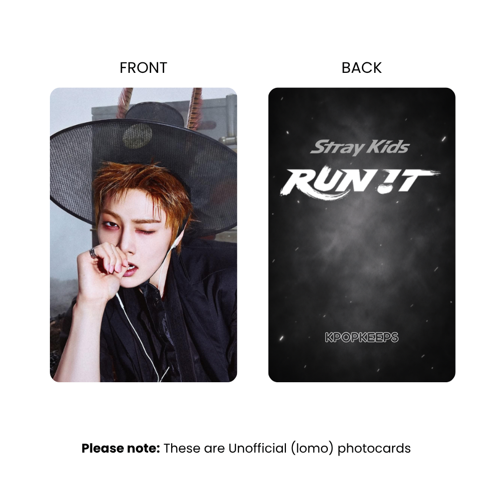 [PRE-ORDER] Stray Kids RUN IT World Tour (Set A) Photocards | KPop Collectible