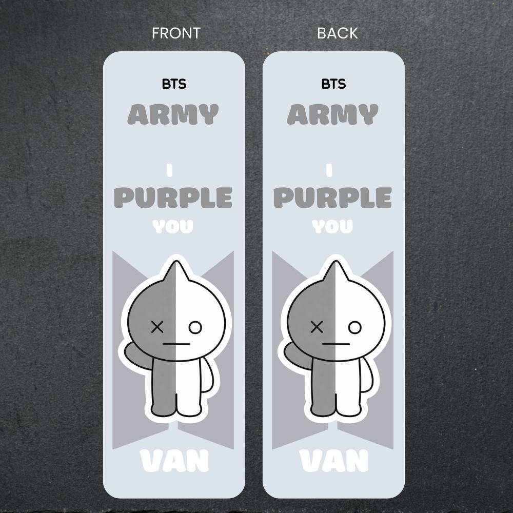 BTS Bookmarks | BT21 Quote Bookmarks | Kpop