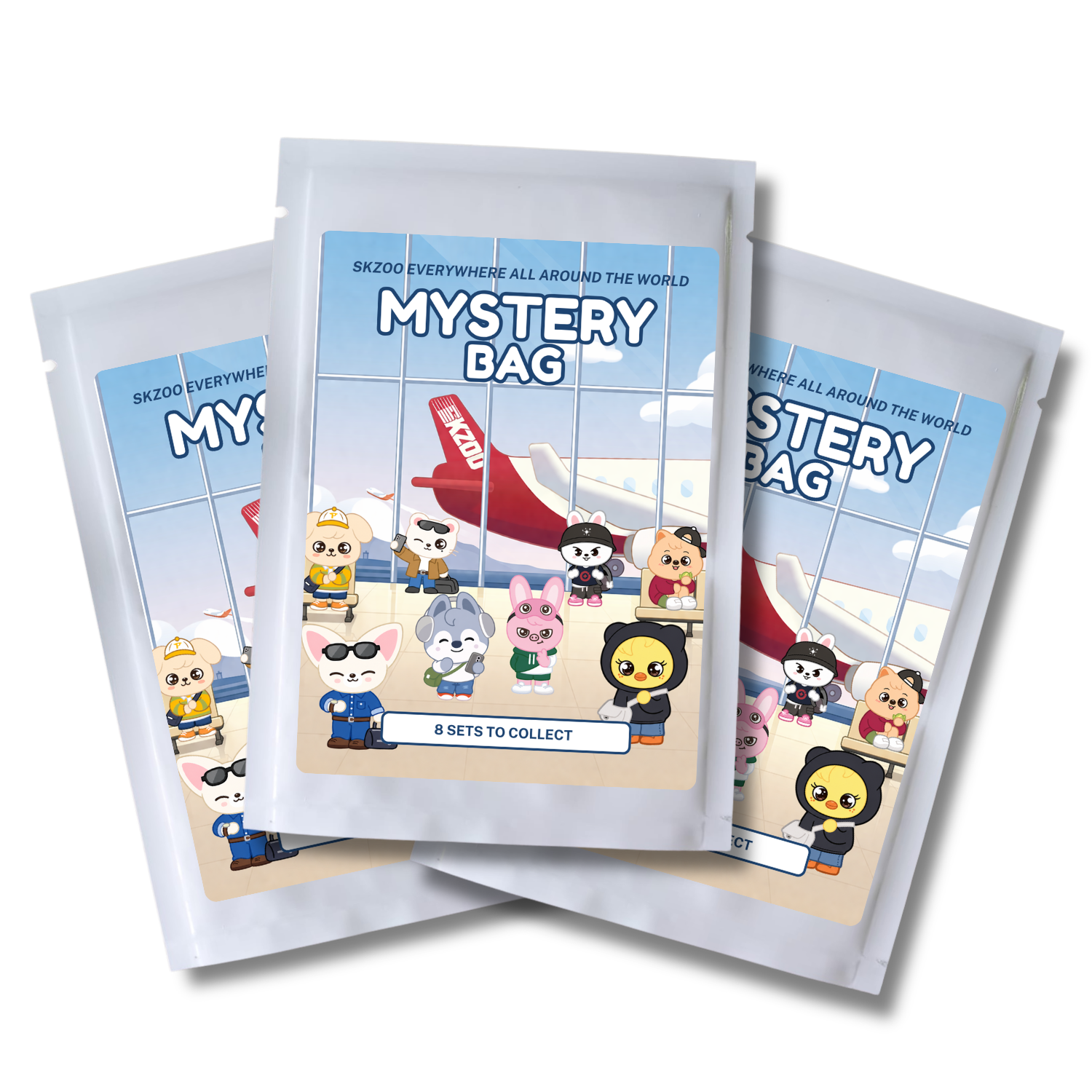 [PRE-ORDER] x3 Stray Kids Mystery Bag | SKZOO Everywhere All Around The World