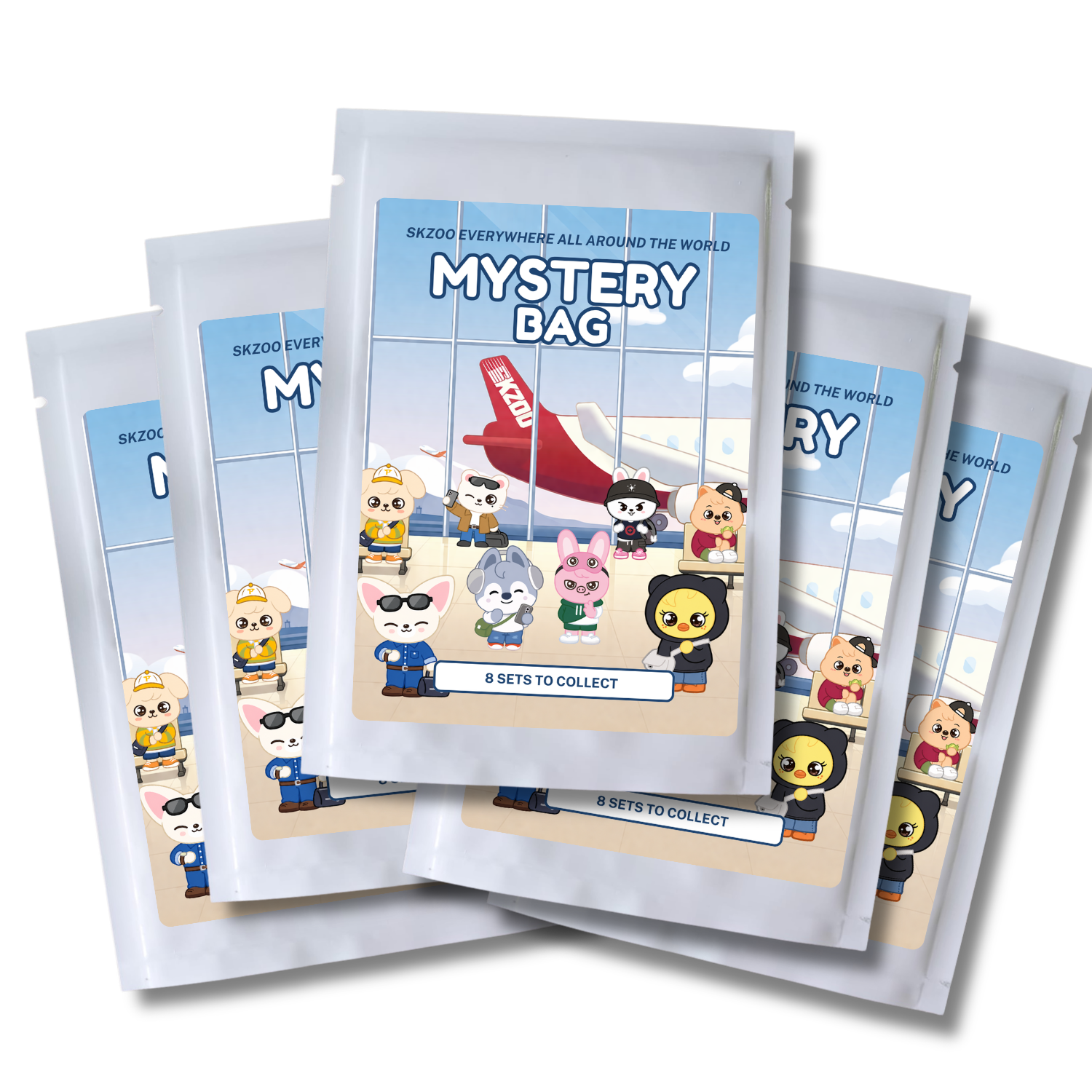 [PRE-ORDER] x5 Stray Kids Mystery Bag | SKZOO Everywhere All Around The World