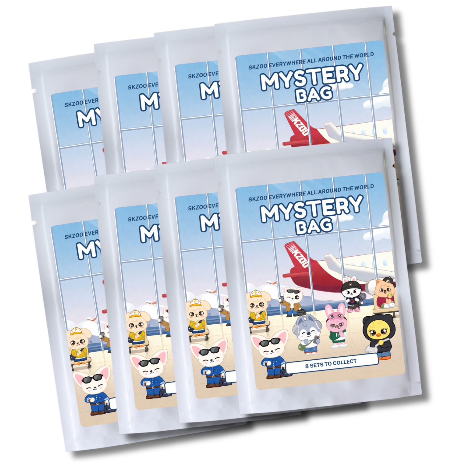 [PRE-ORDER] x8 Stray Kids Mystery Bag | SKZOO Everywhere All Around The World